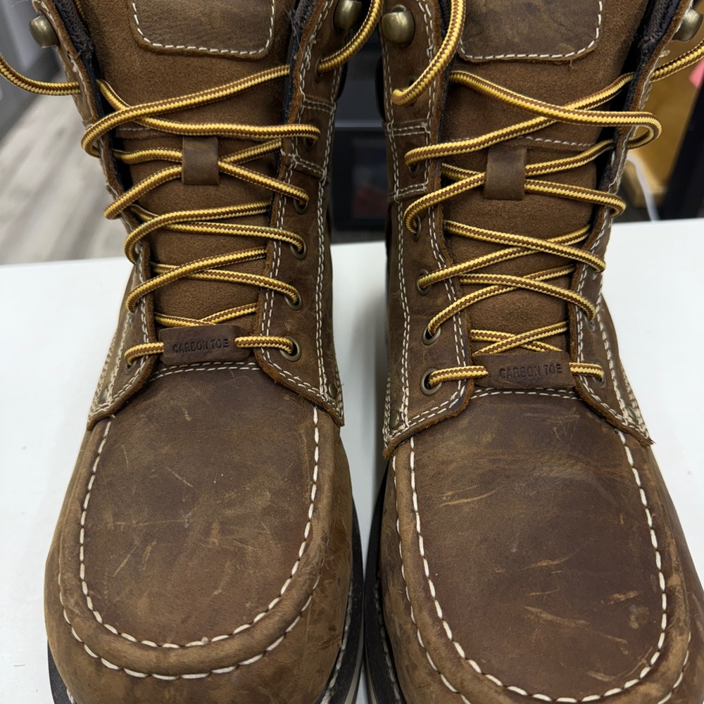 SALE🎄Keen Men's Brown Leather Boots with Tan Laces